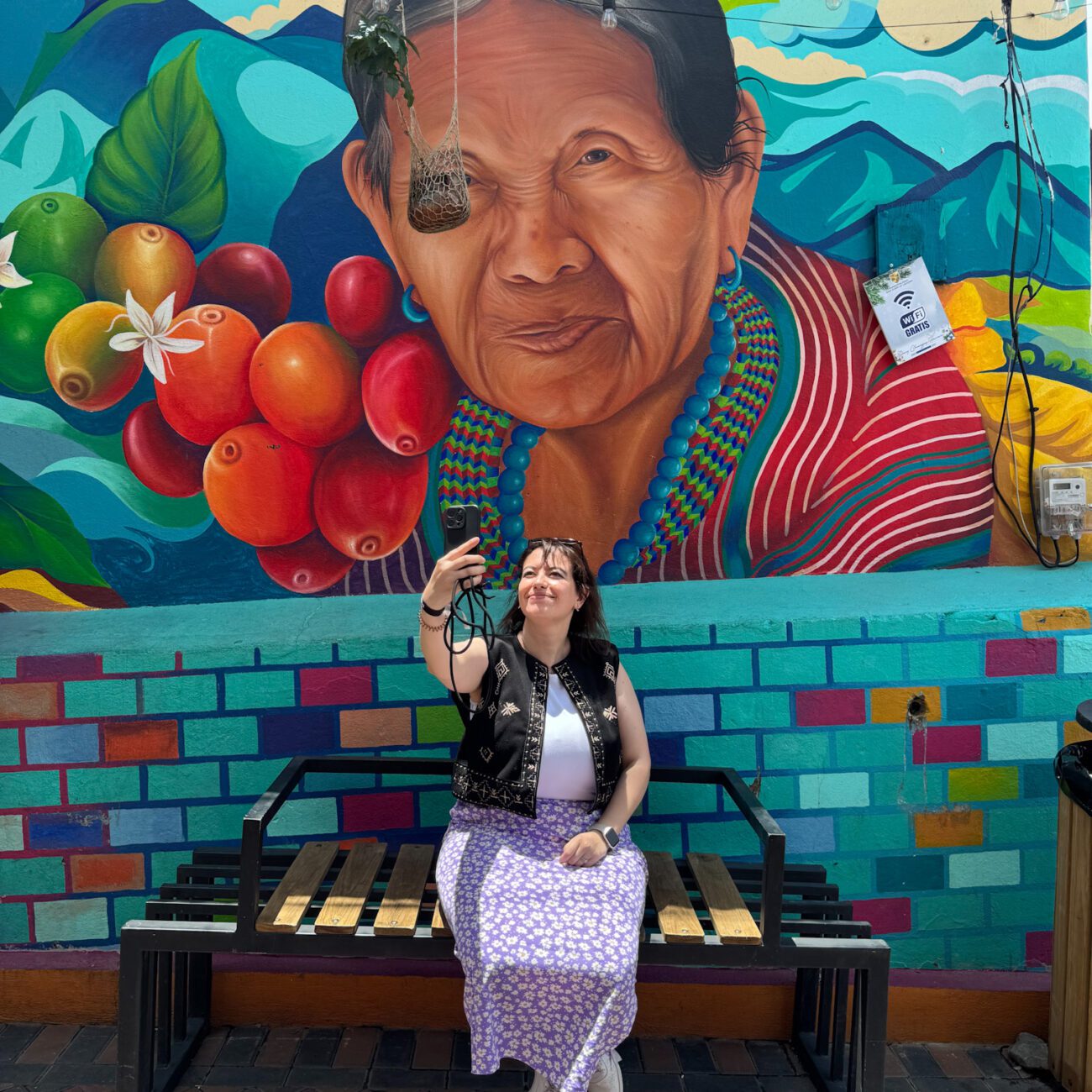 Fresque à San Juan La Laguna, lac Atitlán